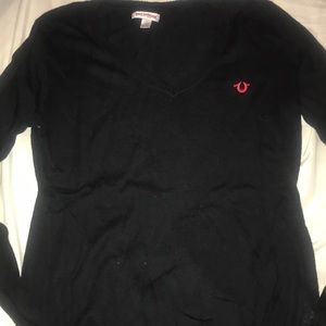 True religion lightweight sweater authentic